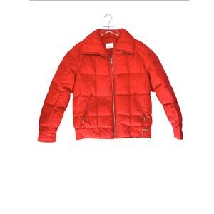 Bogner Women's Quilted Red Goose Down Filled Puffer Ski Snow Jacket Size 42/XL